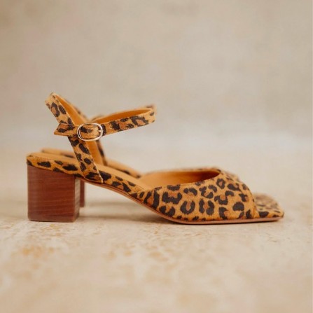 Sandales à Talon BOBBIES Judy leopard