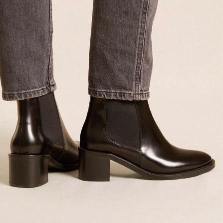 Boots RIVECOUR N°289 Cuir Polido Noir