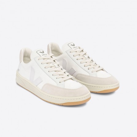 Baskets VEJA V-12 B Mesh Whita Natural