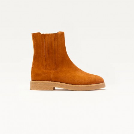 Boots ODAJE Isaure Suede Ambre