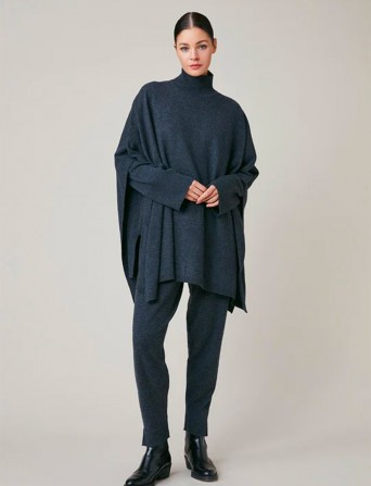 Poncho HARRIS WILSON Kiara Anthracite