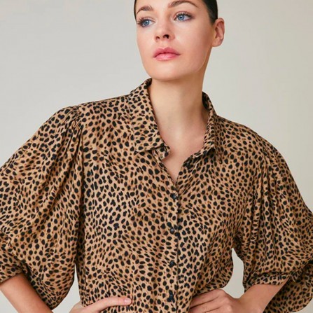 Robe HARRIS WILSON Faulie Leopard