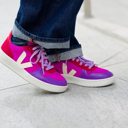 Baskets VEJA V-10 Suede Multi UltraViolet