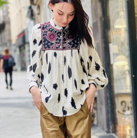 Blouse MAISON HOTEL Dust In The Wind Ivory Macarena